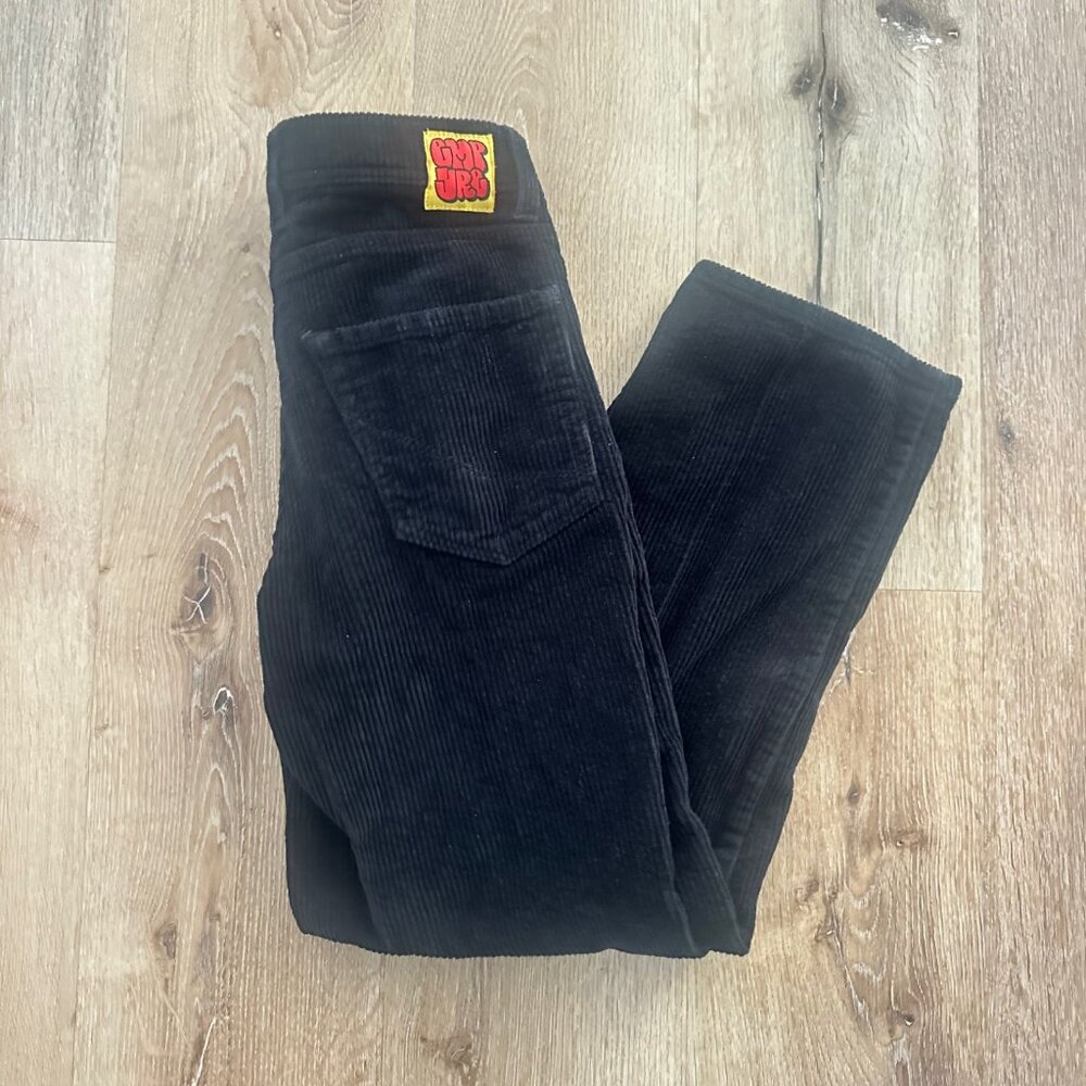 Empyre Kids Corduroy Black Loose Fit Skate Pants Size 26